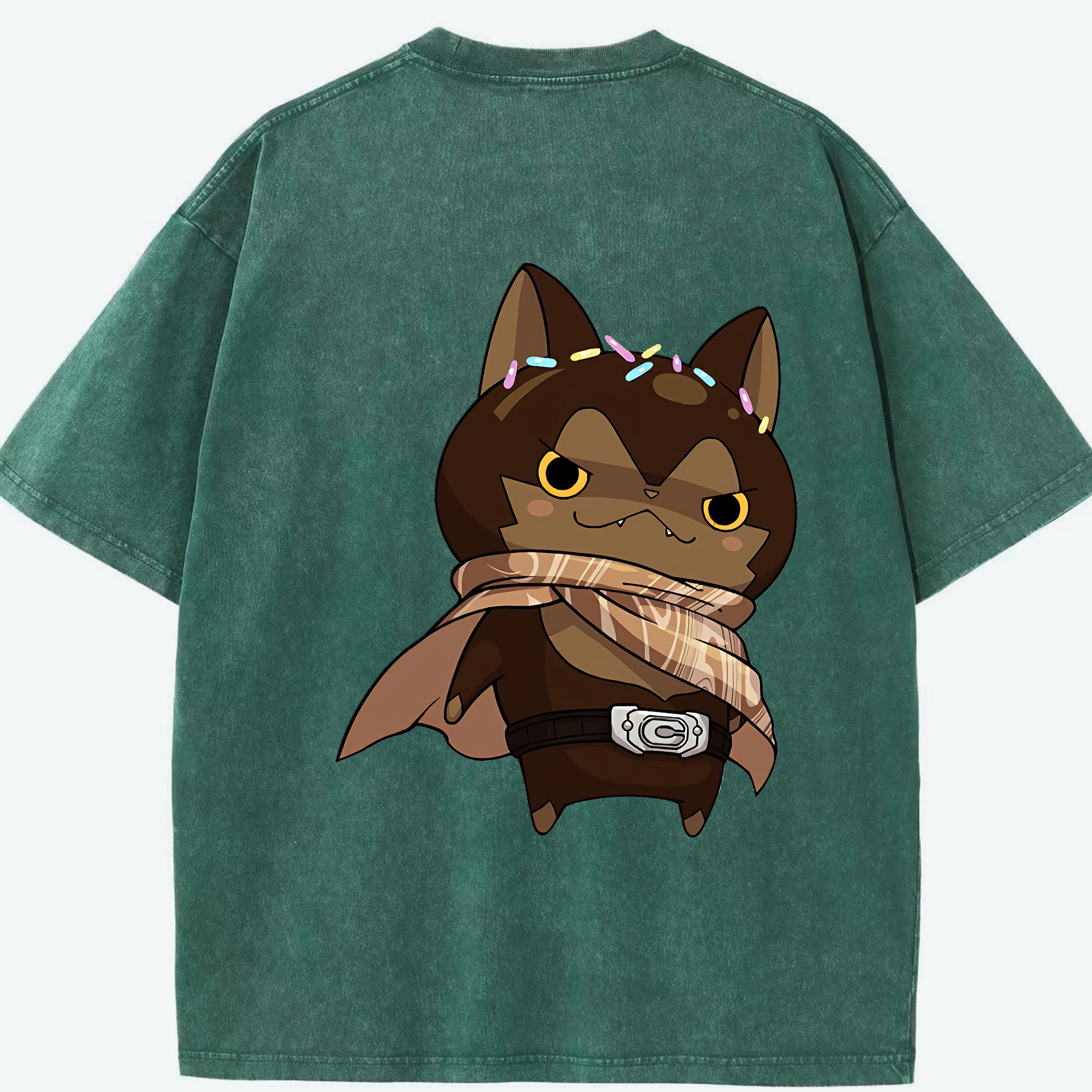 （画像用） 妖怪ウォッチ Yo-kai Watch 綿100% ヴィンテージ風 半袖Tシャツ（背面プリント）